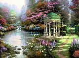 Thomas Kinkade - The Garden of Prayer painting